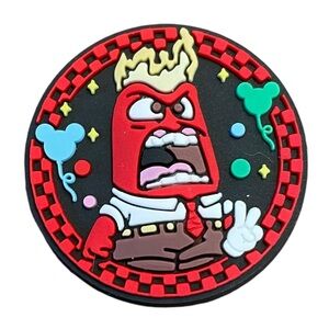 Anger from Inside Out Croc Charm
